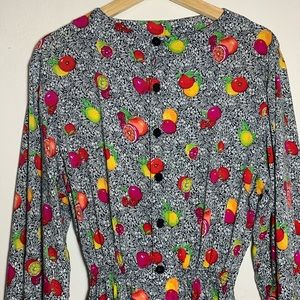 Vintage Fruit Jumpsuit 🍊